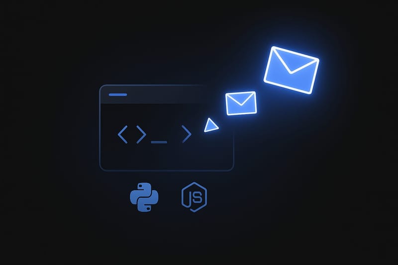 Send Email from an AI Agent (Python + Node)